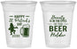 Custom St Patricks Day 16 oz Soft Sided Clear Cups - Leprechaun | 200019