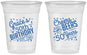 Custom Birthday 16 oz Soft Sided Clear Cups - Cheers Beers To 50 Years | 20003