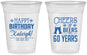Custom Birthday 16 oz Soft Sided Clear Cups - 60th | 20006