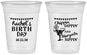 Custom Birthday 16 oz Soft Sided Clear Cups - Fiesta Margarita | 20009