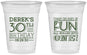Custom Birthday 16 oz Soft Sided Clear Cups - 30th Three Decades Of Fun | 20020