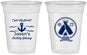 Custom Birthday 16 oz Soft Sided Clear Cups - Ship Faced Nautical | 20024