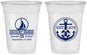 Custom Birthday 16 oz Soft Sided Clear Cups - 55th Nautical | 20025