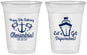 Custom Birthday 16 oz Soft Sided Clear Cups - 30th Shipwrecked | 20026