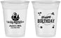 Custom Birthday 16 oz Soft Sided Clear Cups - 18th Shipwrecked | 20028