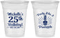 Custom Birthday 16 oz Soft Sided Clear Cups - 25th Pineapple | 20043