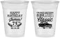 Custom Birthday 16 oz Soft Sided Clear Cups - 75th Classic Car | 20055
