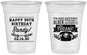 Custom Birthday 16 oz Soft Sided Clear Cups - 55th Classic Phone | 20058