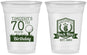 Custom Birthday 16 oz Soft Sided Clear Cups - 70th Golf | 20061