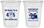 Custom Birthday 16 oz Soft Sided Clear Cups - 45th Jam Session | 20069