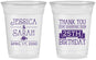 Custom Birthday 16 oz Soft Sided Clear Cups - 25th | 20075