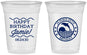 Custom Birthday 16 oz Soft Sided Clear Cups - 25th Dolphins | 20077