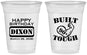 Custom Birthday 16 oz Soft Sided Clear Cups - Built Tough | 20078