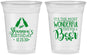 Custom Birthday 16 oz Soft Sided Clear Cups - Christmas | 20082
