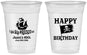 Custom Birthday 16 oz Soft Sided Clear Cups - 60th Pirate | 20106