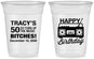 Custom Birthday 16 oz Soft Sided Clear Cups - 50th Cassette Tape | 20118