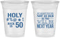 Custom Birthday 16 oz Soft Sided Clear Cups - 50th | 20120