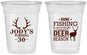Custom Birthday 16 oz Soft Sided Clear Cups - 30th Deer Season | 20127