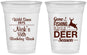 Custom Birthday 16 oz Soft Sided Clear Cups - 55th Gone Fishing | 20128