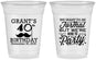 Custom Birthday 16 oz Soft Sided Clear Cups - 40th | 20130