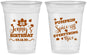 Custom Birthday 16 oz Soft Sided Clear Cups - 25th Thanksgiving | 20144