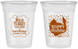 Custom Birthday 16 oz Soft Sided Clear Cups - 55th Wild Turkey | 20159