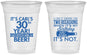 Custom Birthday 16 oz Soft Sided Clear Cups - 30th | 20170