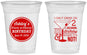 Custom Birthday 16 oz Soft Sided Clear Cups - 30th | 20172