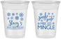 Custom Birthday 16 oz Soft Sided Clear Cups - 30th Christmas | 20188