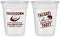 Custom Birthday 16 oz Soft Sided Clear Cups - 30th Football | 20189