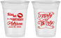 Custom Birthday 16 oz Soft Sided Clear Cups - 30th Flirty At Thirty | 20190