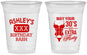 Custom Birthday 16 oz Soft Sided Clear Cups - 30th Flirty At Thirty | 20192