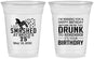 Custom Birthday 16 oz Soft Sided Clear Cups - 75th | 20195