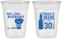 Custom Birthday 16 oz Soft Sided Clear Cups - 30th | 20215
