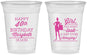 Custom Birthday 16 oz Soft Sided Clear Cups - 40th | 20223