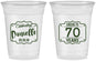 Custom Birthday 16 oz Soft Sided Clear Cups - Cheers To 70 Years | 20227