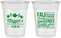 Custom Birthday 16 oz Soft Sided Clear Cups - 70th Fall | 20228