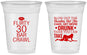 Custom Birthday 16 oz Soft Sided Clear Cups - 30th Bar Crawl | 20233