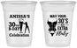 Custom Birthday 16 oz Soft Sided Clear Cups - 30th Flirty At Thirty | 20236