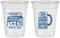 Custom Birthday 16 oz Soft Sided Clear Cups - 30th | 20248