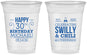 Custom Birthday 16 oz Soft Sided Clear Cups - 30th | 20257