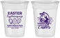 Custom Easter 16 oz Soft Sided Clear Cups - Easter Bunny | 210008
