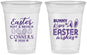 Custom Easter 16 oz Soft Sided Clear Cups - Bunny Kisses Eggs | 210014