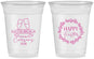 Custom Easter 16 oz Soft Sided Clear Cups - Brunch | 210015