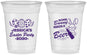 Custom Easter 16 oz Soft Sided Clear Cups - Bunny Needs A Beer | 210018