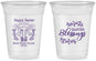 Custom Easter 16 oz Soft Sided Clear Cups - Blessings Church | 210020