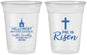 Custom Easter 16 oz Soft Sided Clear Cups - Easter Sunday | 210021
