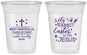 Custom Easter 16 oz Soft Sided Clear Cups - Easter Is For Jesus | 210022