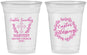Custom Easter 16 oz Soft Sided Clear Cups - Easter Sunday Church | 210023