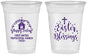 Custom Easter 16 oz Soft Sided Clear Cups - Easter Blessings Church | 210024